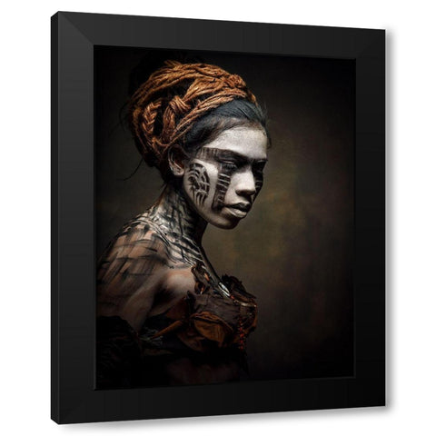 From Another Time Black Modern Wood Framed Art Print with Double Matting by Siegart
