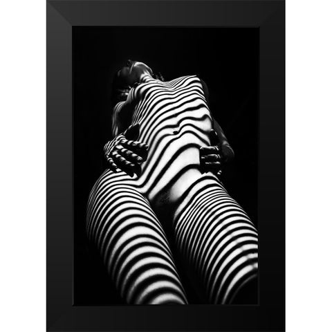 Untitled Black Modern Wood Framed Art Print by Faletkin, Mikhail