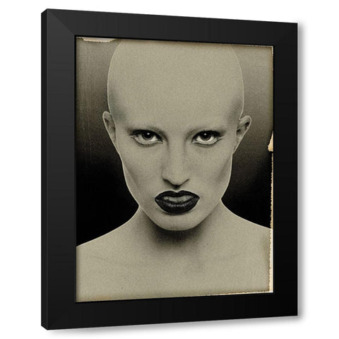 Pelata Black Modern Wood Framed Art Print with Double Matting by Affolti, Giordano