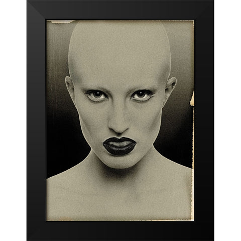 Pelata Black Modern Wood Framed Art Print by Affolti, Giordano