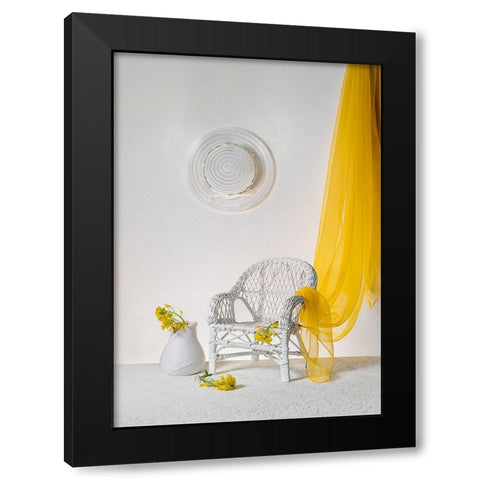 A Bright Morning Black Modern Wood Framed Art Print with Double Matting by Jacobs, Lydia
