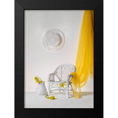 A Bright Morning Black Modern Wood Framed Art Print by Jacobs, Lydia
