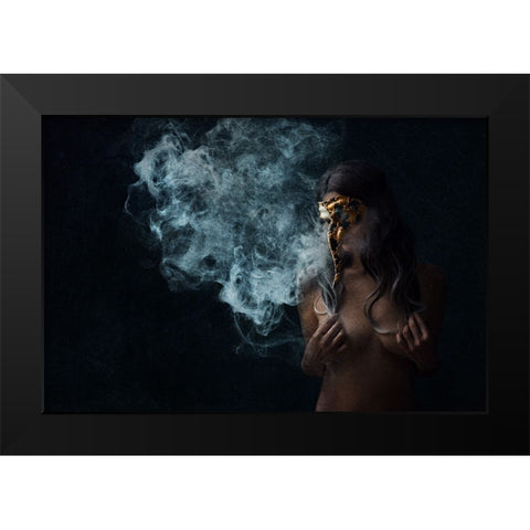 Carnivale Series 10 Black Modern Wood Framed Art Print by Benvenuti, Laura