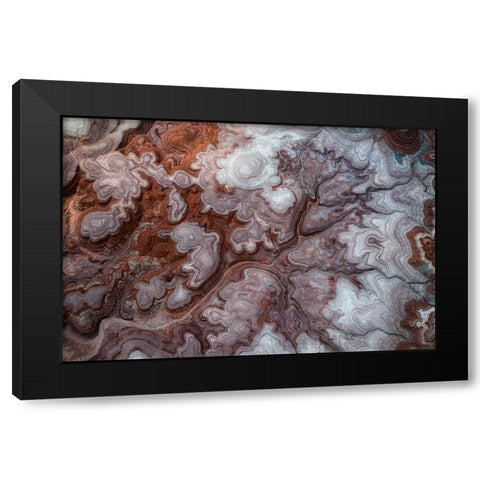 Colors Of Utah Black Modern Wood Framed Art Print by Macua, Gerald