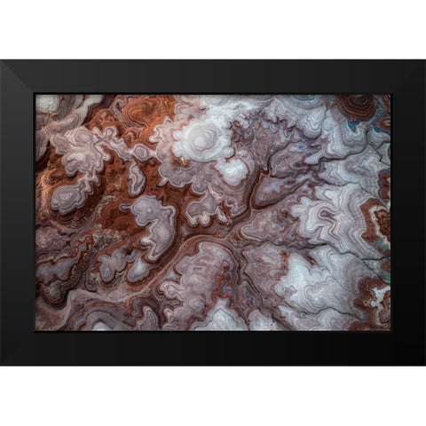 Colors Of Utah Black Modern Wood Framed Art Print by Macua, Gerald