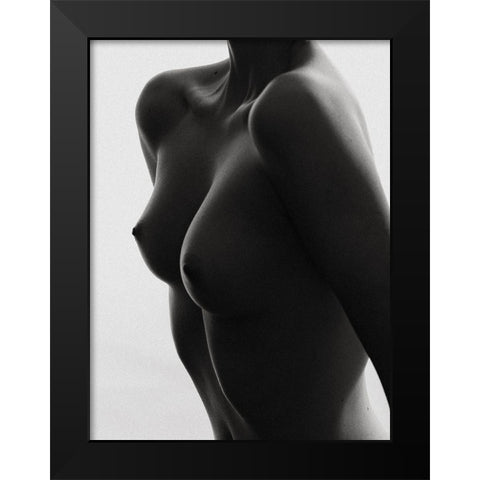 Sensual Beauty Black Modern Wood Framed Art Print by Krystynek MQEP, Martin