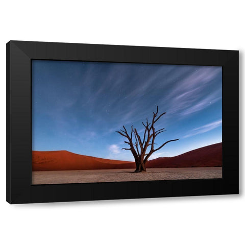 Deadvlei At Dusk Black Modern Wood Framed Art Print by Ruoppolo, Luigi