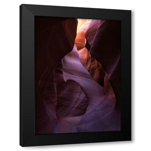 Textures And Tones Black Modern Wood Framed Art Print by Macua, Gerald