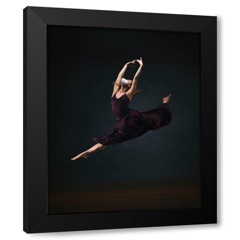Solo During Quarantine Black Modern Wood Framed Art Print with Double Matting by Li, Rob