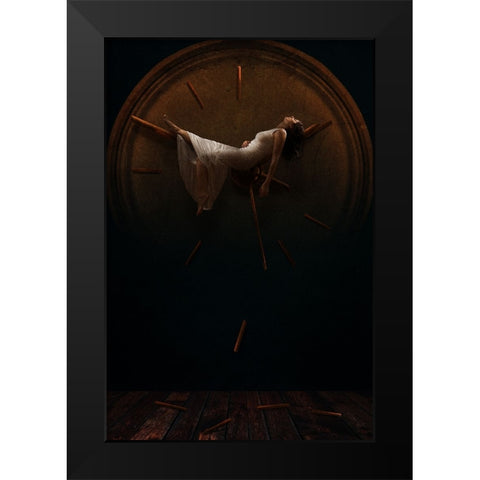 Arresto Momentum Black Modern Wood Framed Art Print by Benvenuti, Laura
