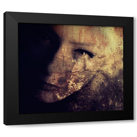 Out Of Nowhere Black Modern Wood Framed Art Print with Double Matting by Kovacevic, Mirjana