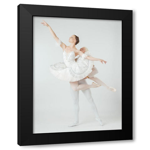 Untitled Black Modern Wood Framed Art Print with Double Matting by Smirnov, Sergei
