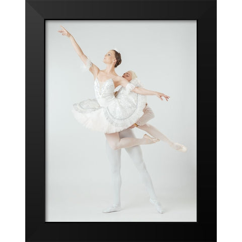 Untitled Black Modern Wood Framed Art Print by Smirnov, Sergei