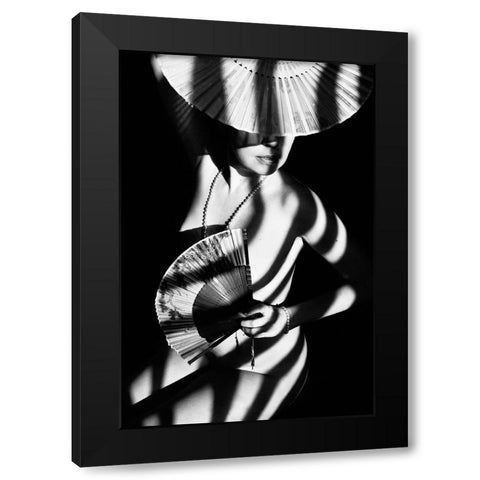 Untitled Black Modern Wood Framed Art Print with Double Matting by Faletkin, Mikhail