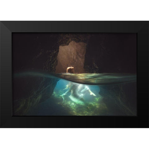 Atlantis Fairy Tale (Part 4) Black Modern Wood Framed Art Print by Lazzarotti, Paolo