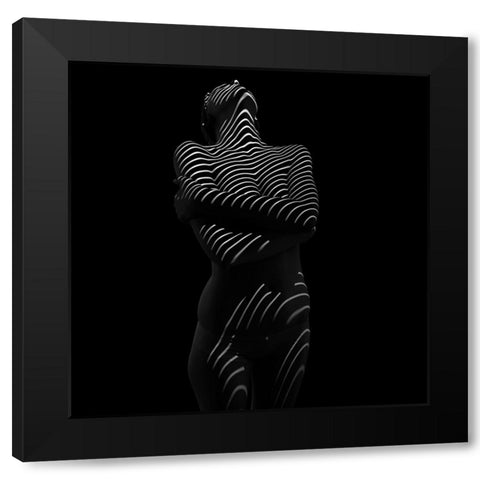 Untitled Black Modern Wood Framed Art Print by Cloud, Mountain