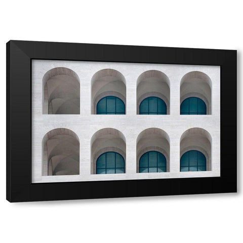 Untitled Black Modern Wood Framed Art Print with Double Matting by Grambone, Antonio