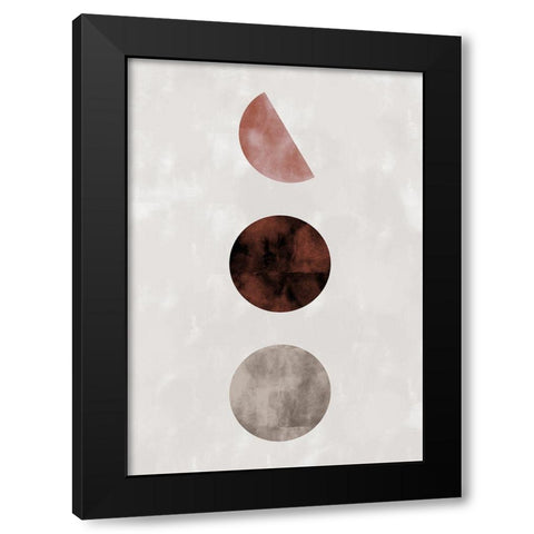 Geo Amigos Black Modern Wood Framed Art Print by 1x Studio II