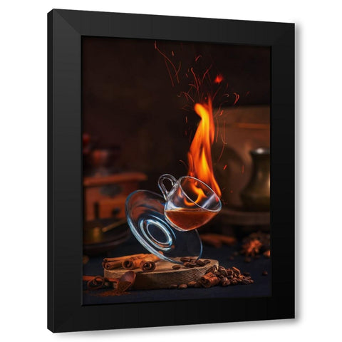 Just That Good Black Modern Wood Framed Art Print by Belenko, Dina