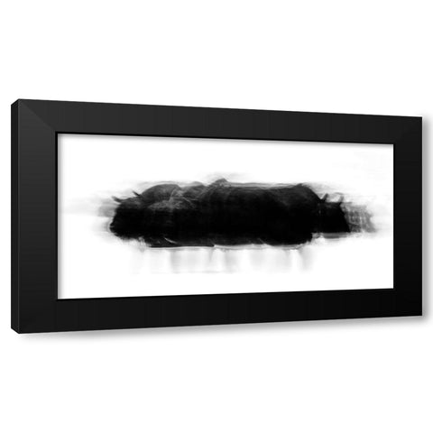 Where Now Black Modern Wood Framed Art Print by Golob, Gorazd