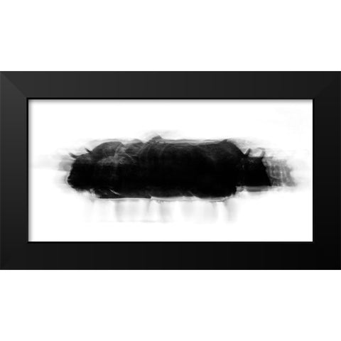 Where Now Black Modern Wood Framed Art Print by Golob, Gorazd