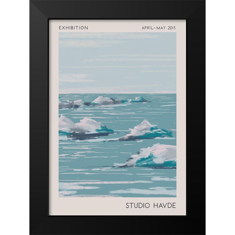 Studio Havde Seascape Black Modern Wood Framed Art Print by 1x Studio II