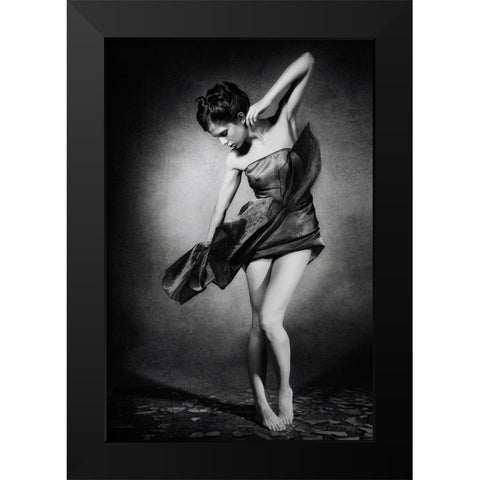 My Prerogative...Ii Black Modern Wood Framed Art Print by miriana