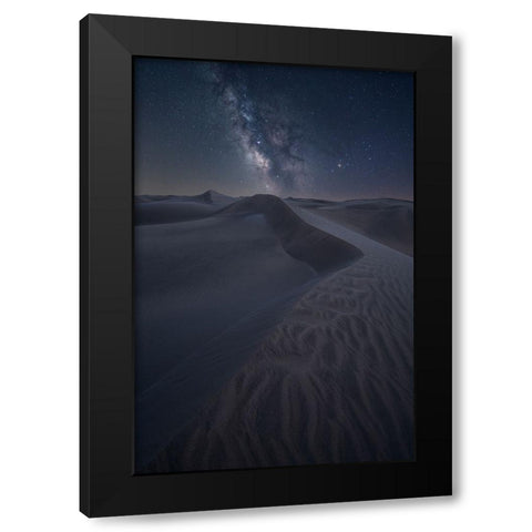 The Dunes Towards The Sky Black Modern Wood Framed Art Print by Zappia, Andrea