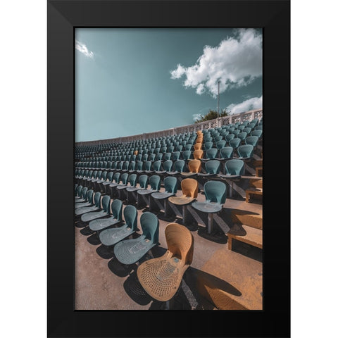 DonT Be Alone Black Modern Wood Framed Art Print by hishamtwhed