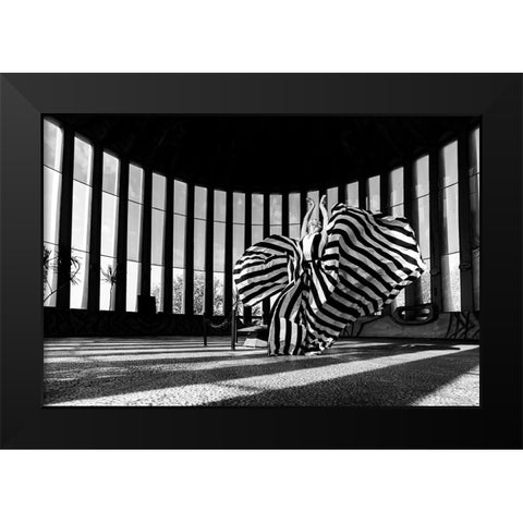 Untitled Black Modern Wood Framed Art Print by Lev Ari, Shay