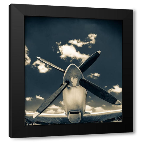 Missing the sky Black Modern Wood Framed Art Print by Haras, Lari