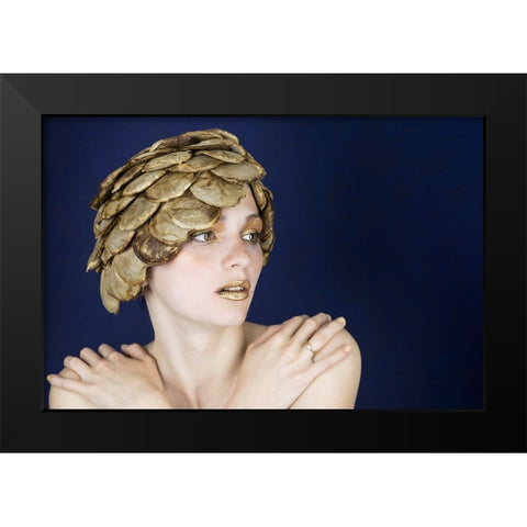 coffee Black Modern Wood Framed Art Print by Allmaier, Michael