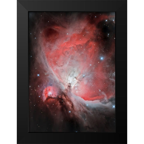 The Heart Of The Great Orion Nebula-M42 Black Modern Wood Framed Art Print by Kalika, Michael