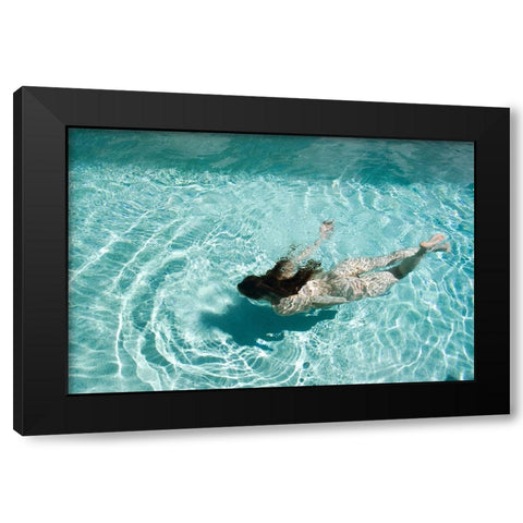 Summer Memories Black Modern Wood Framed Art Print with Double Matting by Brackstone, Mel