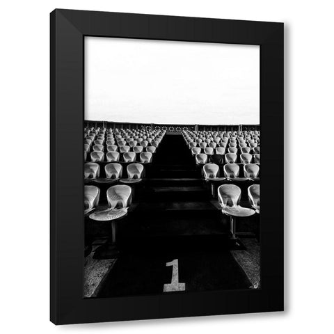 Untitled Black Modern Wood Framed Art Print with Double Matting by Hishamtwhed