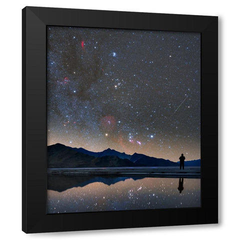 Winter is coming... Black Modern Wood Framed Art Print by Chander, Vikas