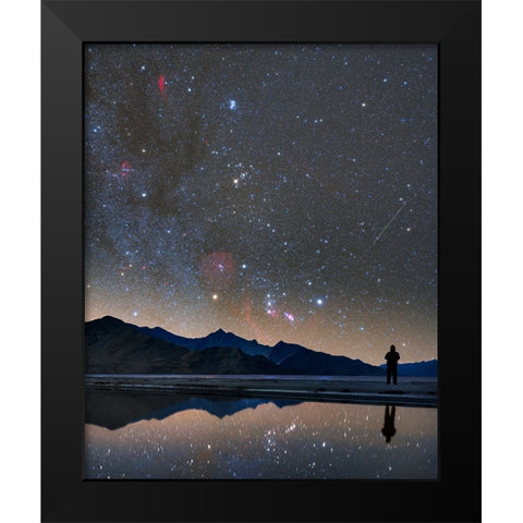 Winter is coming... Black Modern Wood Framed Art Print by Chander, Vikas