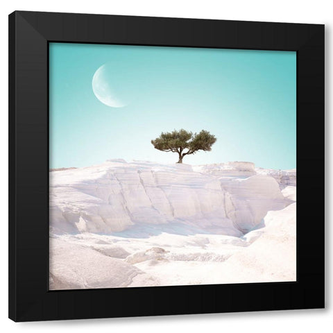 Alien Island. part 4 Black Modern Wood Framed Art Print by Frey, Eva