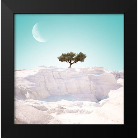 Alien Island. part 4 Black Modern Wood Framed Art Print by Frey, Eva