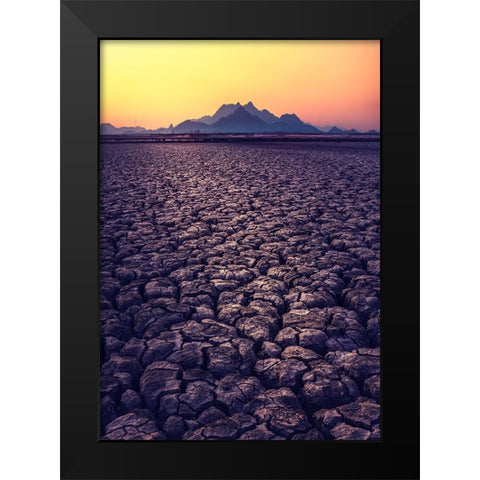 Thirst Black Modern Wood Framed Art Print by Seo, Tiger
