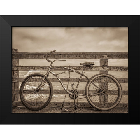 SomeoneS Treasure Black Modern Wood Framed Art Print by Reames, Teri