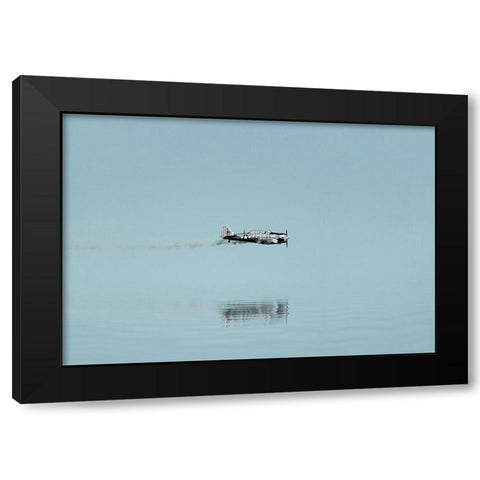 Fly low Black Modern Wood Framed Art Print by Cederberg, Marcus