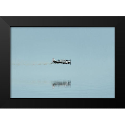 Fly low Black Modern Wood Framed Art Print by Cederberg, Marcus