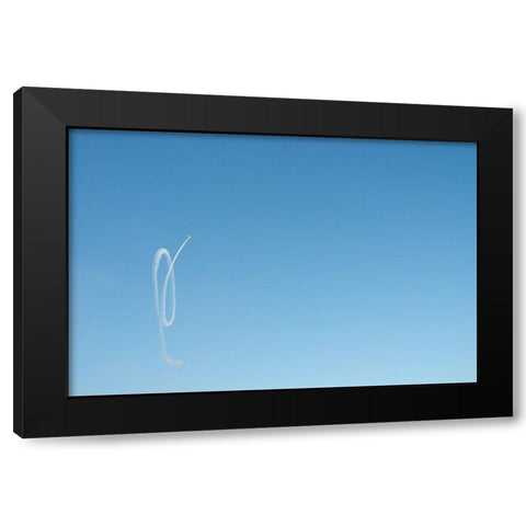 Wohooo Black Modern Wood Framed Art Print by Cederberg, Marcus