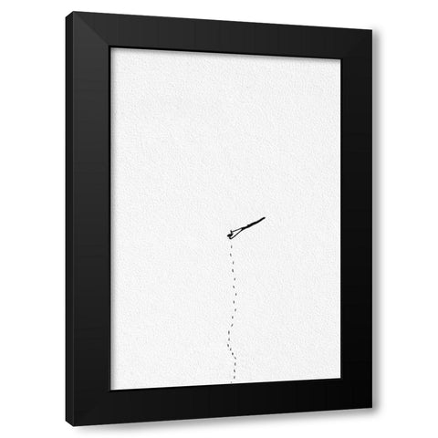 Yeti Black Modern Wood Framed Art Print by Cederberg, Marcus