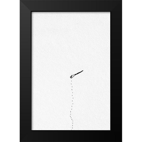 Yeti Black Modern Wood Framed Art Print by Cederberg, Marcus