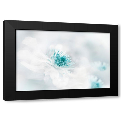 Nirvana Black Modern Wood Framed Art Print with Double Matting by Parker, Jacky