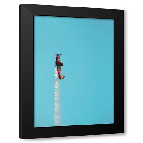 DonAat press that butttooooooo.... Black Modern Wood Framed Art Print with Double Matting by Cederberg, Marcus
