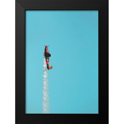 DonAat press that butttooooooo.... Black Modern Wood Framed Art Print by Cederberg, Marcus