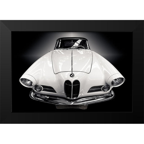 The Cabriolet Black Modern Wood Framed Art Print by Weber, Roland